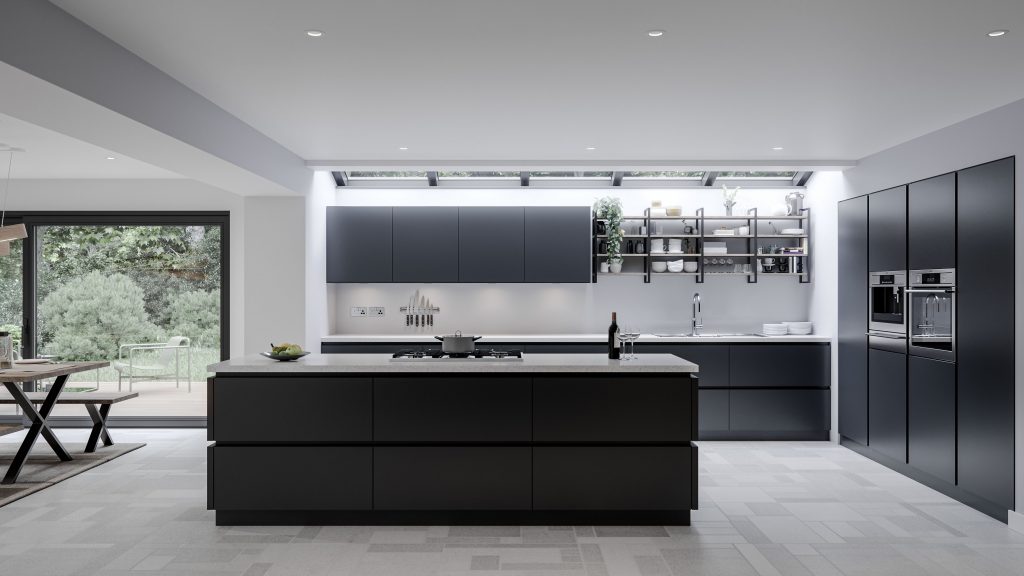 Linea Graphite Kitchen