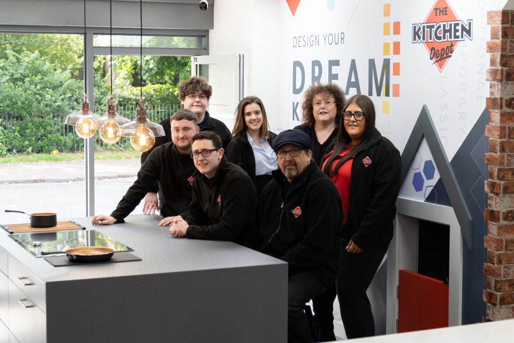 The Kitchen depot team from Hemel Hempstead, Letchworth and St Albans stores