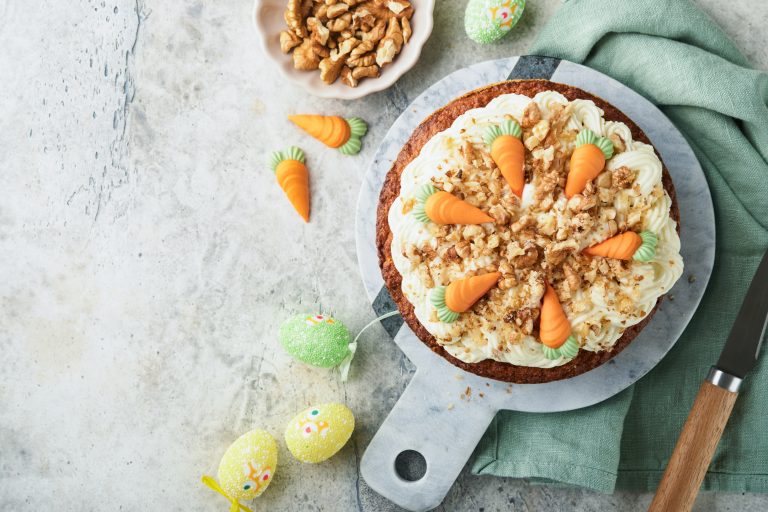 Easter Baking Carrot Cake