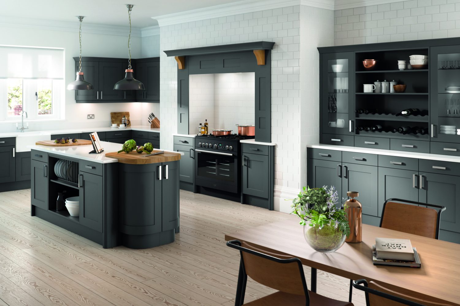 Olympia Shaker Anthracite Shaker Kitchen The Kitchen Depot