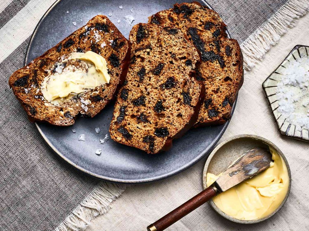 Tea Cake with butter spread