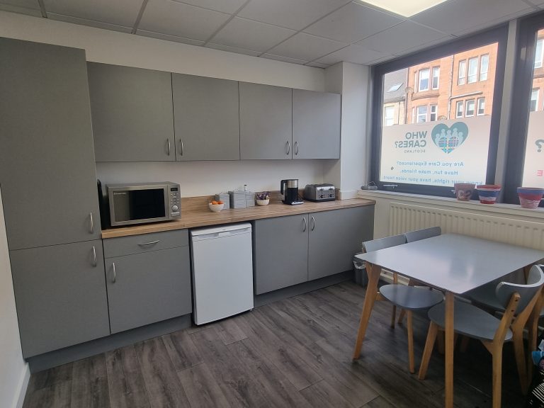 Who Cares? Scotland new kitchen donated by The Kitchen Depot