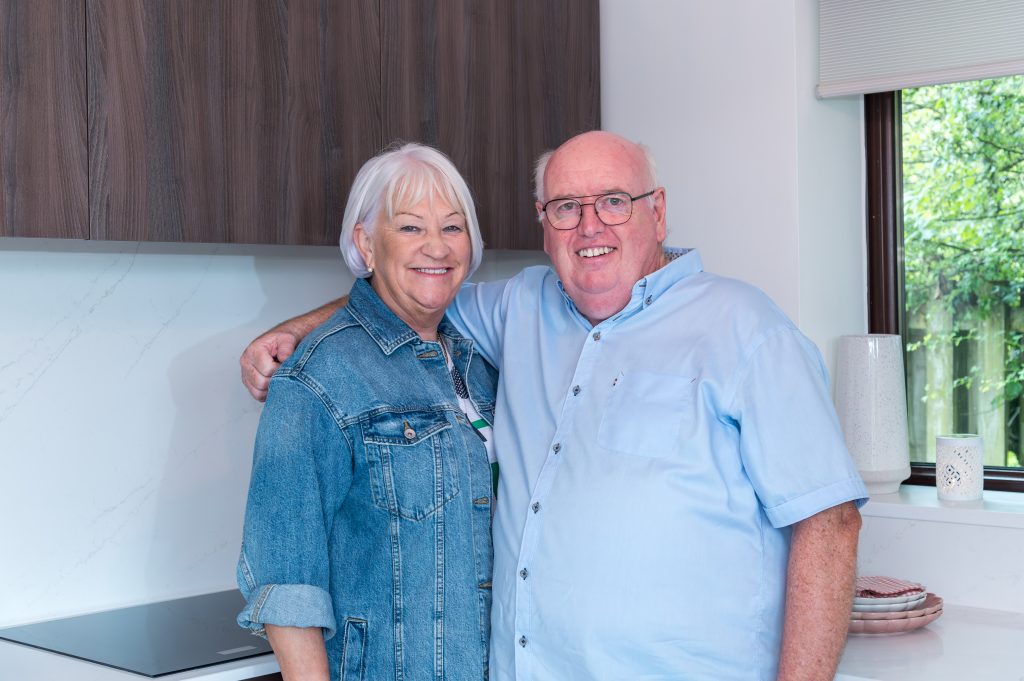 Jim and Grace McCay founders of The Kitchen Depot pictured at the opening of The Kitchen Depot East Kilbride reopening in July 2023