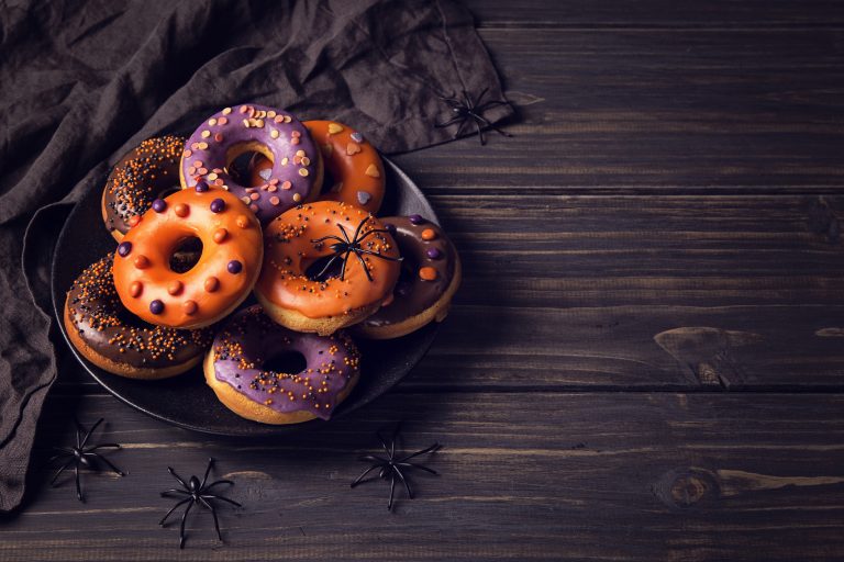 Halloween inspired doughnuts