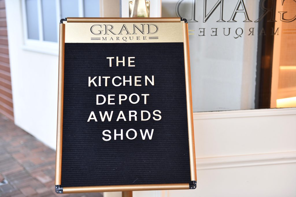 The Kitchen Depot Awards Show sign outside Ingliston Country Club & Hotel