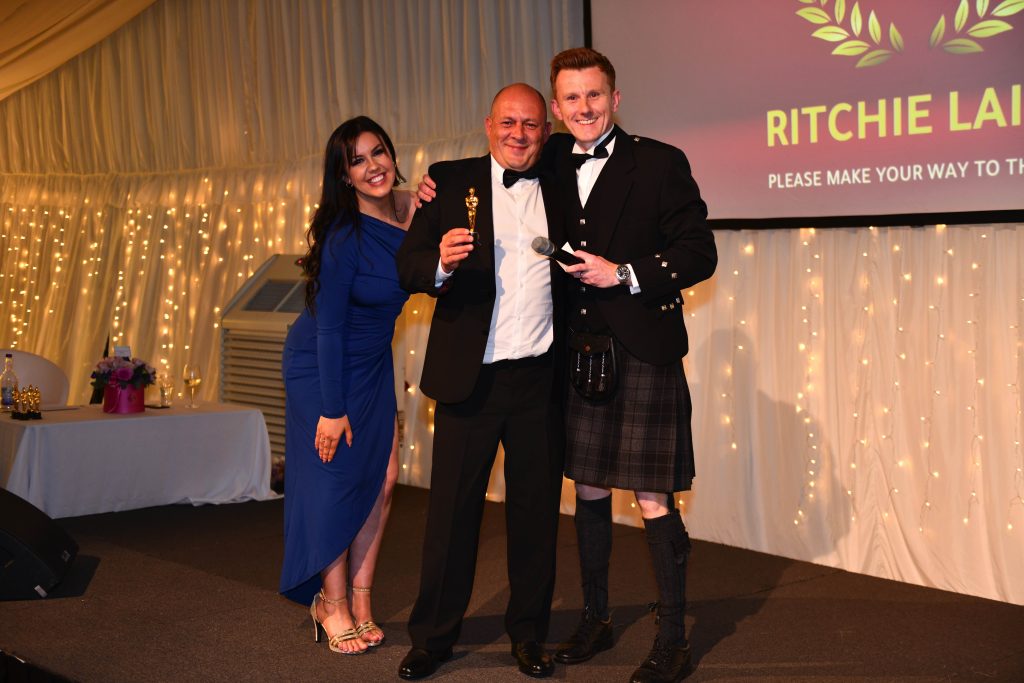 Emma Beattie, Ritchie Laing and Graeme Ashton at The Kitchen Depots 20th Anniversary Celebration