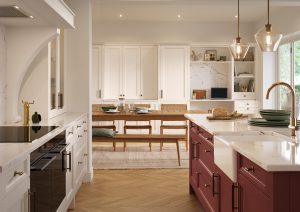 Lianna Shell and Antique Red Shaker Door 06