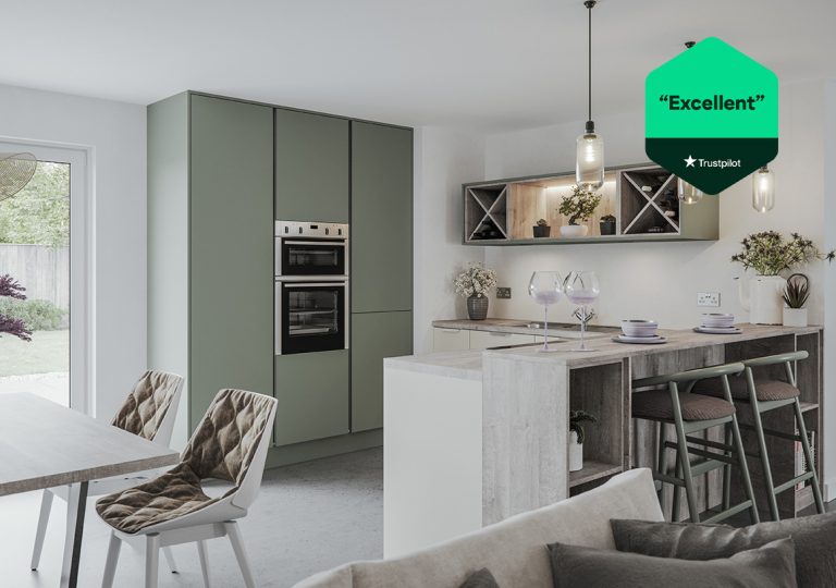 Green kitchen 